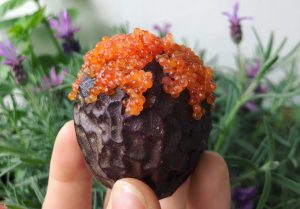 passionsfrukt med ägg