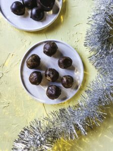 pepparkakstryfflar med kakao och havssalt